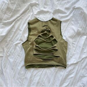 Y2k Muscle Tee Crop Top